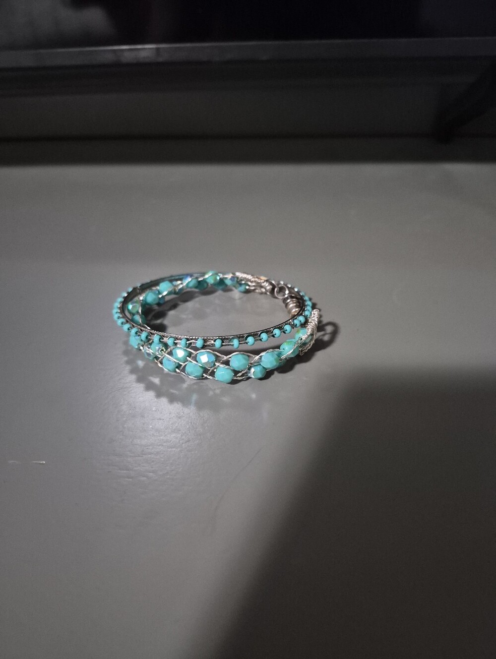 Turquoise Beaded Wrap Bracelet - Women Jewelry